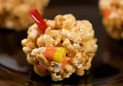 Halloween Popcorn Peanut Pumpkins