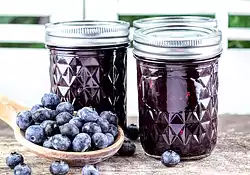 No Cook Blueberry Strawberry Jam