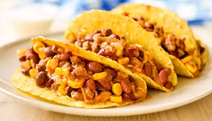 Cobble Corn Chili Tacos