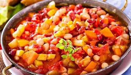 Bon Appetit Vegetarian Chili with Chipotle Chilies