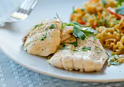 Filets of Sole in White Wine Sauce