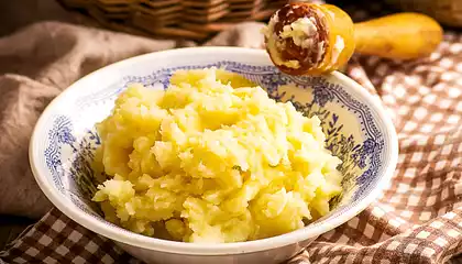 Parmesan Mashed Potatoes (Puree Con Parmigiano)