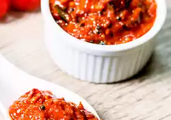 Minty Apple Tomato Chutney