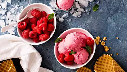 A1 Raspberry Ice Cream (like Ben & Jerry's®)