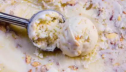 Brown Sugar and Toasted Almond Ice Cream