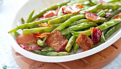 Bacon Glazed Green Beans