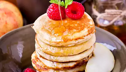 Sour Cream Apple Pancakes