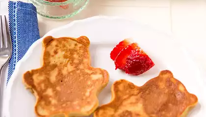 Almost Whole Wheat Breakfast Pancakes
