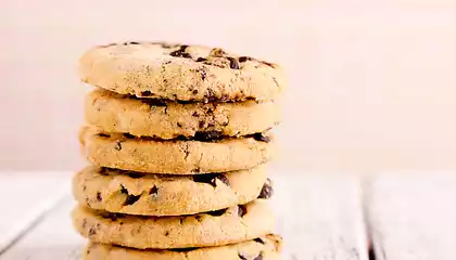 Almost Whole Wheat Choco Banana Peanut Cookies