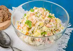 Stolichnyi Salat - Table Salad or Russian Salad