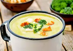 Very Cheesy Cream of Broccoli Soup