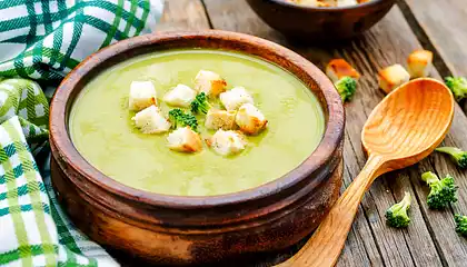 Mom's Cream of Broccoli and Pea Soup