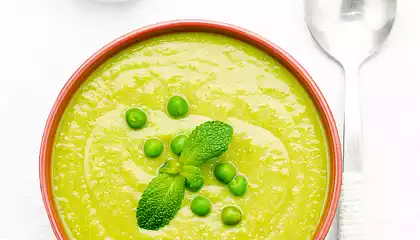 Chilled Green Pea Soup