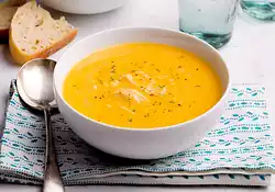 Pumpkin Soup with Coconut and Ginger