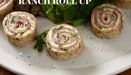 Easy Party Ranch Ham Rolls