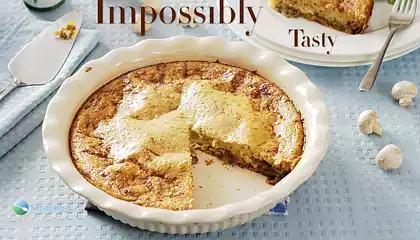 Impossible Mushroom Pie