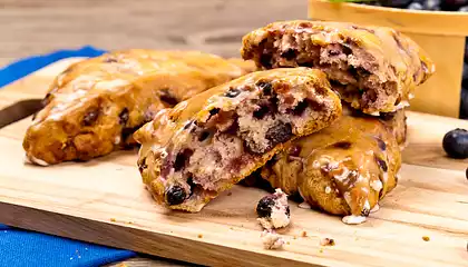 Whole Wheat Blueberry Scones