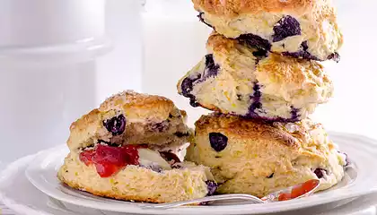Lemon Blueberry Biscuits