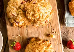 Kate's Strawberry Biscuits