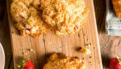 Kate's Strawberry Biscuits