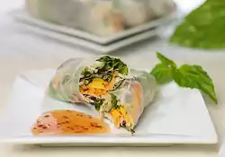 Cafe Kati's Mango Spring Rolls