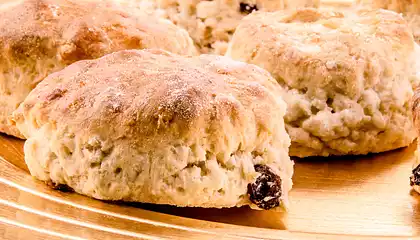 Buttermilk Oatmeal Raisin Biscuits