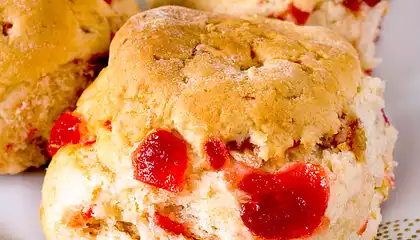 Whole Wheat Cinnamon Fruit Scones