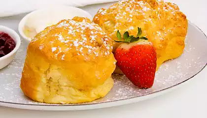 Honey and Lemon Balm Tea Biscuits