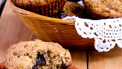 Berry Orange Banana Muffins