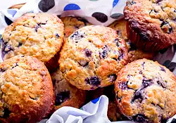 Blueberry Bran Honey Muffins