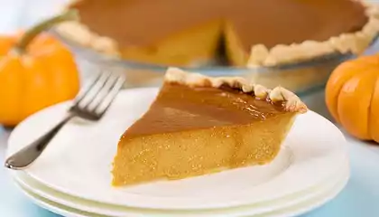 Pumpkin Rum Pie