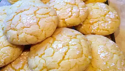 Lemon Crinkle Cookies