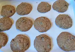 Chocolate Butterscotch Granola Cookies