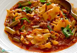 Easy Beefy Tortellini Soup