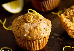 Amazing Lemon Poppyseed Muffins with Lemon Glaze