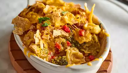 Santa Fe Chicken Tortellini Casserole