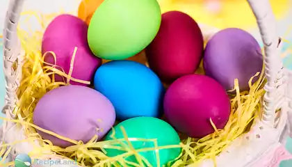 Easter Egg Dye with Color Chart