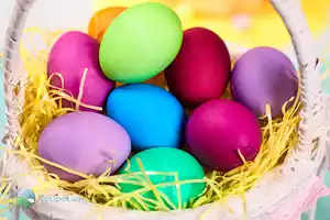 Easter Egg Dye with Color Chart