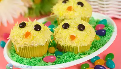 Baby Chicks Cupcakes-Easter