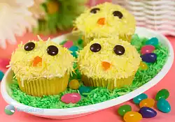 Baby Chicks Cupcakes-Easter