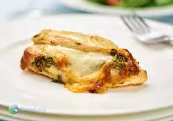 Chicken Breasts Stuffed with Spinach and Provolone