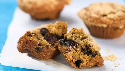 Blueberry Pumpkin Muffins