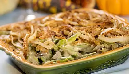 Classic Green Bean Casserole-Low Fat and Low Calorie