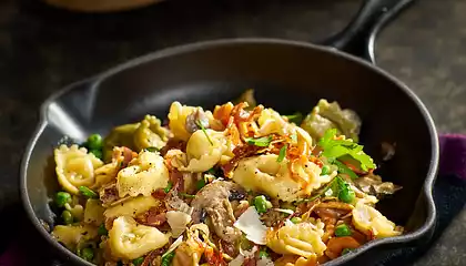 Tortellini with White Sauce