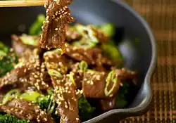 Sesame Beef Strips