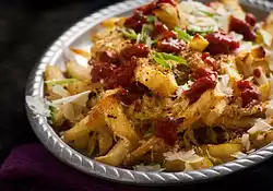 Cheese and Chive Poutine Marinara