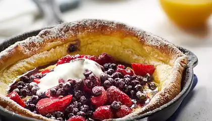 Berry Breakfast Puff for Two