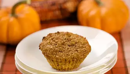 Pumpkin Oat Bran Muffins