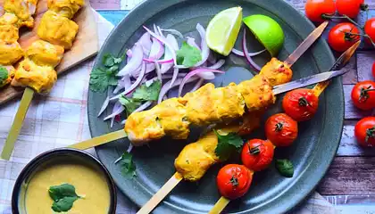 Chicken Tikka Kebabs