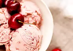 Cherry Cheesecake Ice Cream *